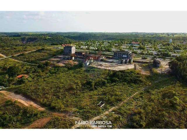 Terreno da serenidade com vista para o mar da praia de tabatinga, conde-pb