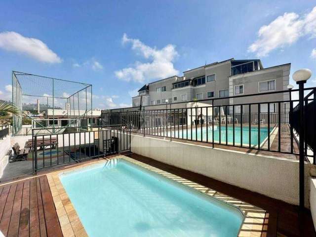 Excelente apartamento de 60m² com 2 dormitórios sendo 1 suíte à venda, garagem coberta e piscina  - Vila Rami Jundiaí SP