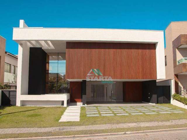 Casa no Alphavile Fortaleza com 5 dormitórios à venda por R$ 5.900.000 - Cararu - Eusébio/CE