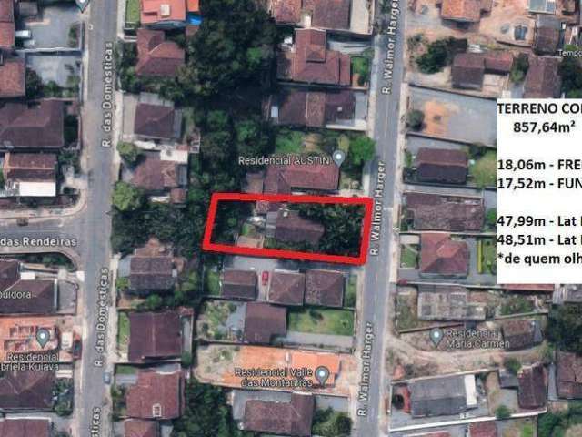 Terreno à venda, 857 m² por R$ 790.000,00 - Costa e Silva - Joinville/SC