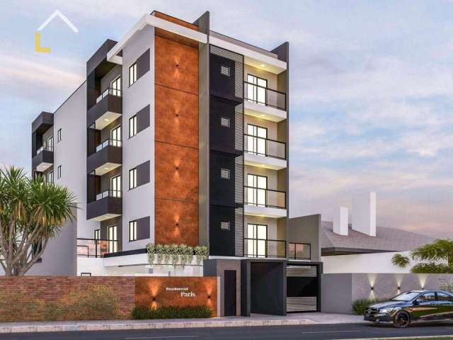 Apartamento com 1 dormitório à venda, 55 m² por R$ 298.000,00 - Saguaçu - Joinville/SC