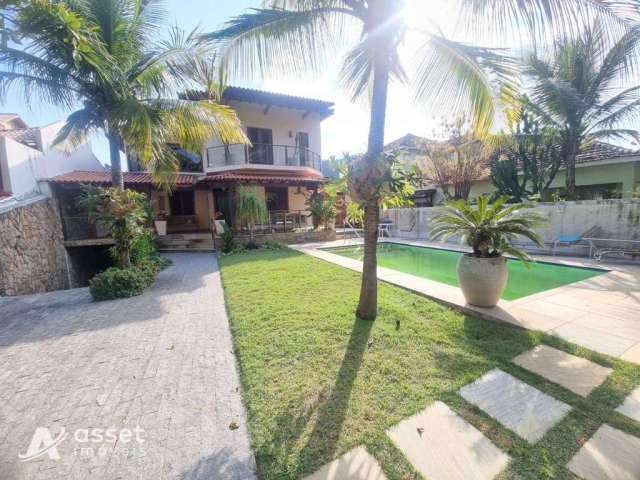 Asset Imóveis vende linda casa duplex com 5 quartos (2suítes), 400m², por R$ 3.900.000 - Itacoatiara - Niterói/RJ