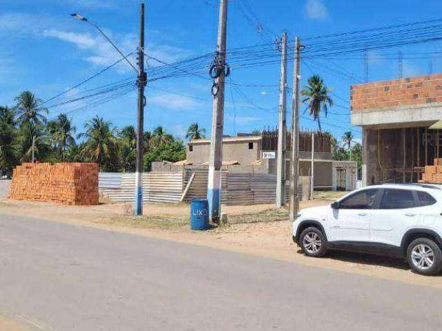 Terreno à venda, 306 m² por R$ 240.000,00 - Patacho - Porto de Pedras/AL