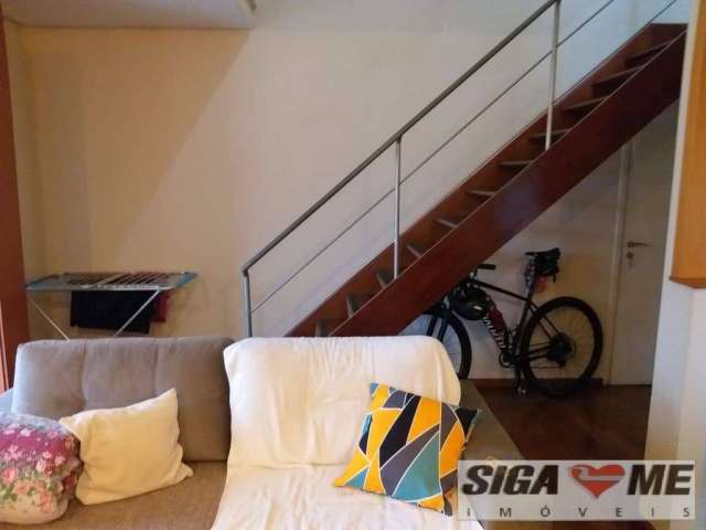 VENDE-SE DUPLEX DE 2 DORM. EM MOEMA COM 66m2 DE ÁREA ÚTIL