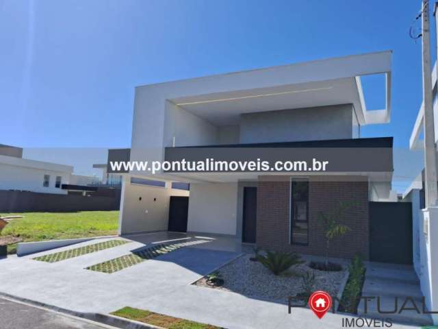 Casa de luxo à venda em condomínio no Jardim São Domingos, Marília-SP: 3 quartos, 3 suítes, 5 banheiros, 4 vagas, 170,91m².