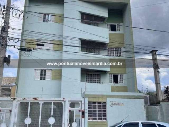 Imperdível! Apartamento para locação no Jardim Maria Izabel, Marília-SP: 2 quartos, sala, banheiro, vaga de garagem e 45m²