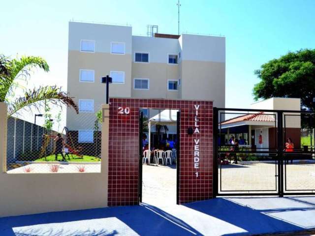 Apartamento à Venda em Marília-SP, Residencial Vale Verde - 2 Quartos, 1 Sala, 1 Banheiro, 1 Vaga de Garagem, 45,00 m².