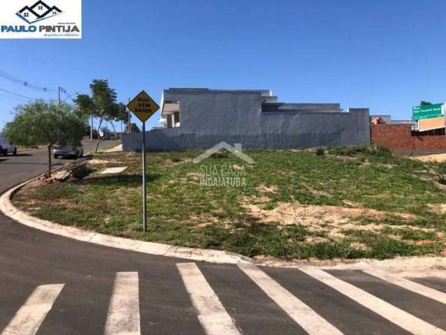 Terreno de esquina frente para mata no Condomínio Residencial Laguna em Indaiatuba