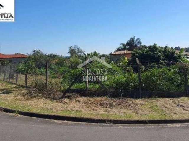 Lindo terreno de esquina na rua Principal do Condomínio Terras de Itaici