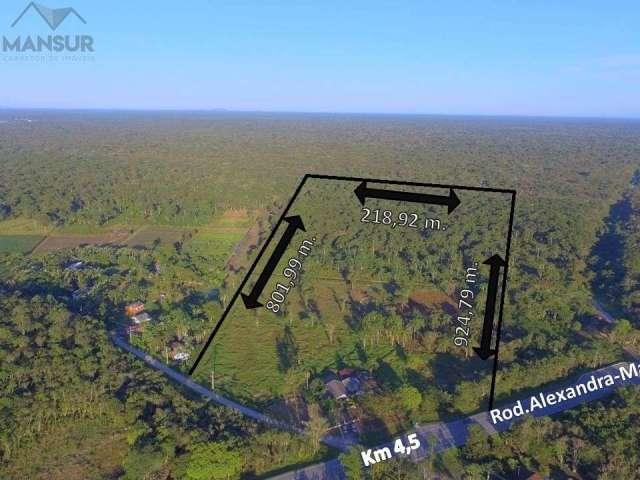 Área à venda, 186517 m² por R$ 2.500.000,00 - Colonia Maria Luiza - Paranaguá/PR