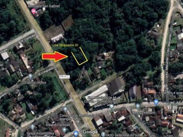 Terreno à venda, 420 m² por R$ 80.000,00 - Pontal do Sul - Pontal do Paraná/PR