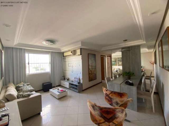 Apartamento com 3 quartos à venda na Loteamento Aquarius, Pituba, Salvador, 103 m2 por R$ 800.000