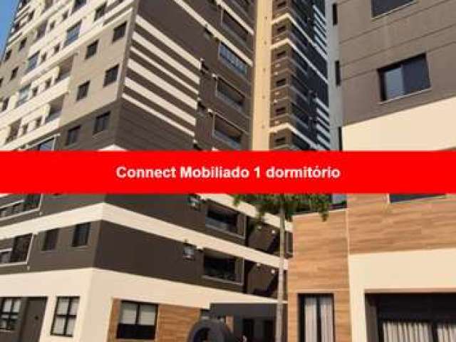 Lindo apartamento para Locação no Connect Alto da Boa Vista, com 1 quarto e 46 m2 de área, 1 vaga de garagem e todo mobiliado, pronto para morar