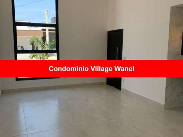 Casa à venda no condomínio Village Wanel no bairro Wanel Ville em Sorocaba 140 m2 de área construída com 3 quartos sendo uma suíte e lavabo.