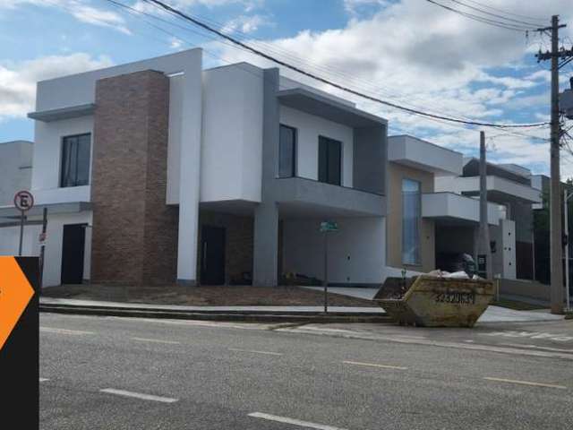 Ótima casa à venda e locação de esquina no condomínio Terras de São Francisco em Sorocaba com 3 suítes uma com closet, 4 vagas de garagem, com 169 m2