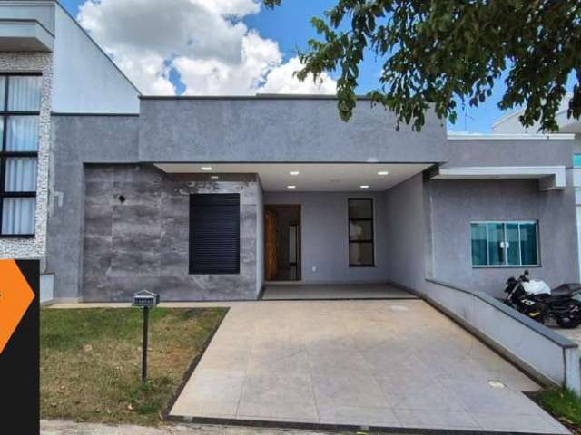 Casa para locação no condomínio Terras de São Francisco em Sorocaba, com 3 quartos sendo uma suíte com armários modulados e ar condicionado