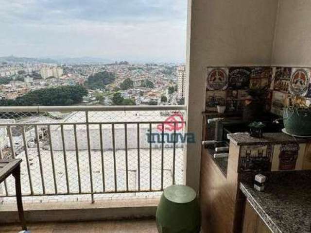 Apartamento com 3 dormitórios à venda, 77 m² por R$ 668.000,00 - Jardim Flor da Montanha - Guarulhos/SP