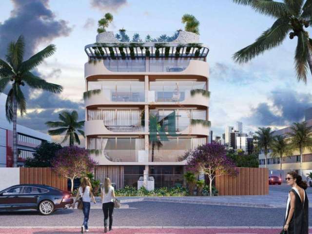 Apartamento com 2 dormitórios à venda, 60 m² por R$ 976.500,00 - Cabo Branco - João Pessoa/PB