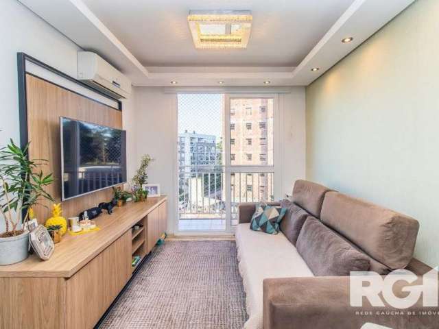 Belíssimo apartamento decorado, semimobiliado, com 72 m², 3 dormitórios sendo 1 suíte e 1 vaga, no bairro Jardim Itu Sabará.&lt;BR&gt;&lt;BR&gt;Área intima com 3 dormitórios sendo 1 suíte, e banho soc