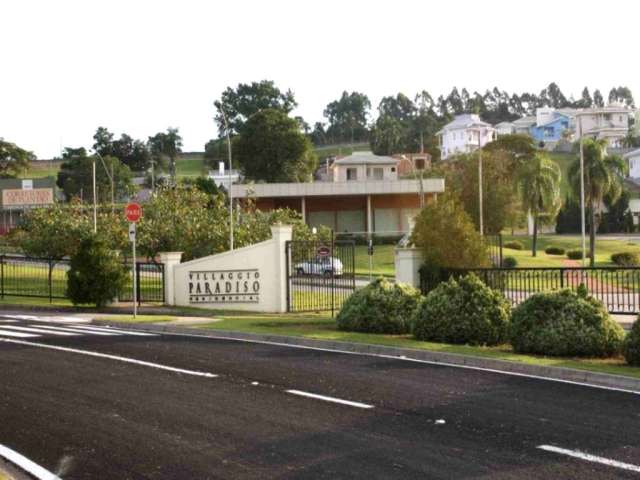 Terreno a venda, localizado no condomínio villaggio paradiso,  em itatiba.