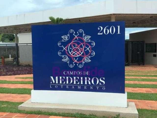 Terreno á venda , condominio residencial campos de  medeiros, cidade jundiaí.