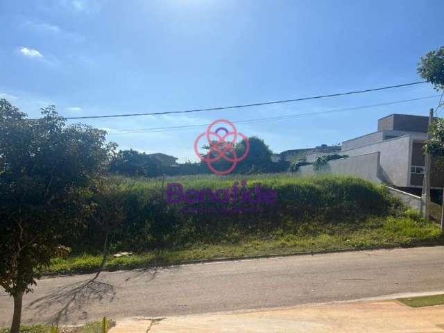 Terreno para venda, condomínio terras de jundiaí, na cidade de jundiaí.