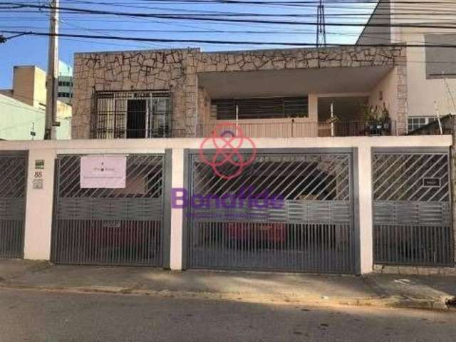 Casa residencial ou comercial para venda, localizada no bairro anhangabaú, na cidade de jundiaí.