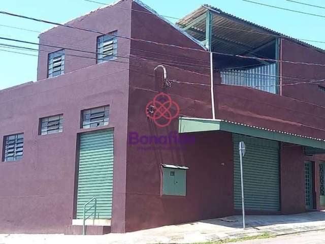 Salão comercial, para locação, localizado no bairro vila de vecchi, na cidade de jundiaí.