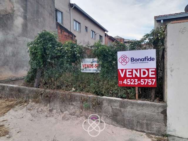 Terreno para venda localizado no jardim arco íris, na cidade de itupeva.