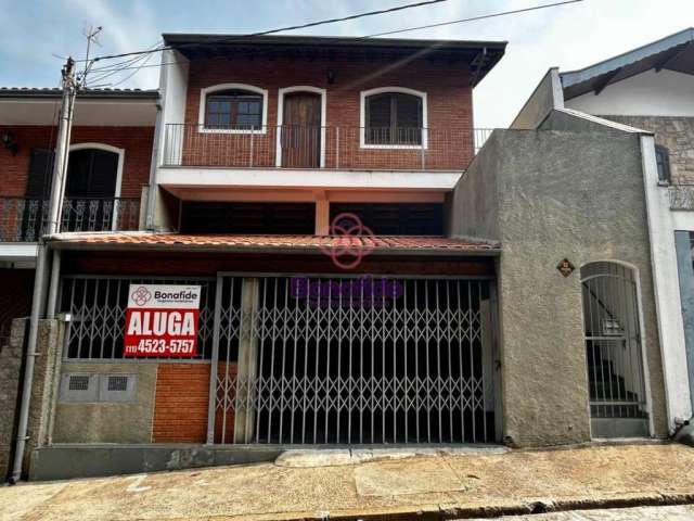 Casa para locação, localizada no bairro jardim pacaembu, em jundiaí.