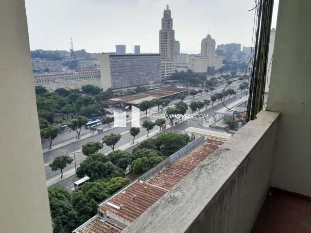 Quarto e sala para vender, Centro, Rio de Janeiro, cozinha, banheiro sociaL, varanda, taco, sinteco,andar alto; vista livre; 49m²; 350 mil