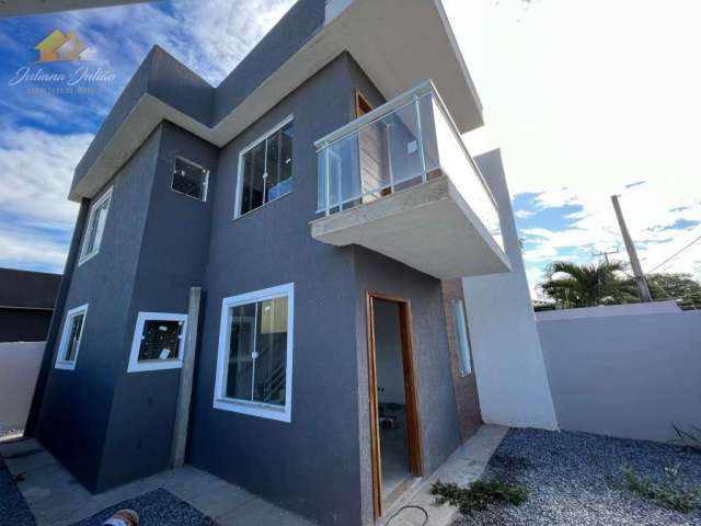 Casa duplex com 2 suítes a venda no bairro verdes mares, rio das ostras, rj