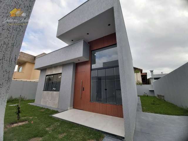 Casa linear com 3 quartos sendo 1 suíte no bairro terra firme em rio das ostras rj