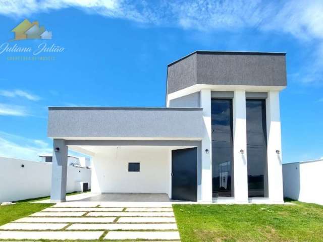 Casa linear com 3 suítes e piscina a venda no viverde 3, rio das ostras.