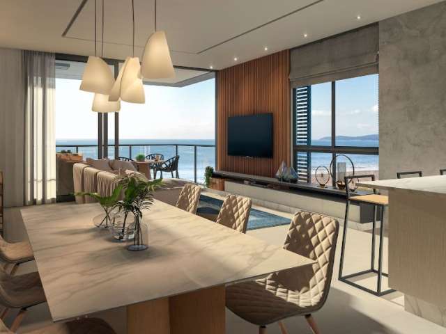 Apartamento com vista panorâmica do mar e 3 suítes na Praia Brava - Itajaí