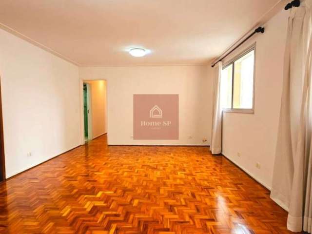 Apartamento com 3 dormitórios, 1 suíte, 2 vagas e com 105 - Moema