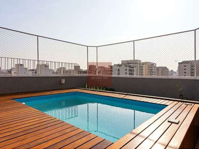 Cobertura à venda em Moema, 3 quartos, duplex. 254 m², piscina privativa, área gourmet e 3 vagas.