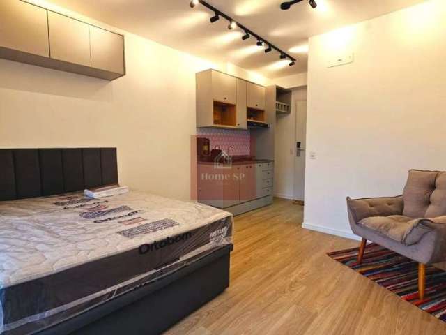 Stúdio Semi-mobiliado! Apartamento com 24m²  em Moema