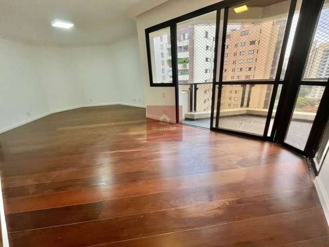 Apartamento para locação em moema pássaros 174m² 3suites 2 vagas de garagem