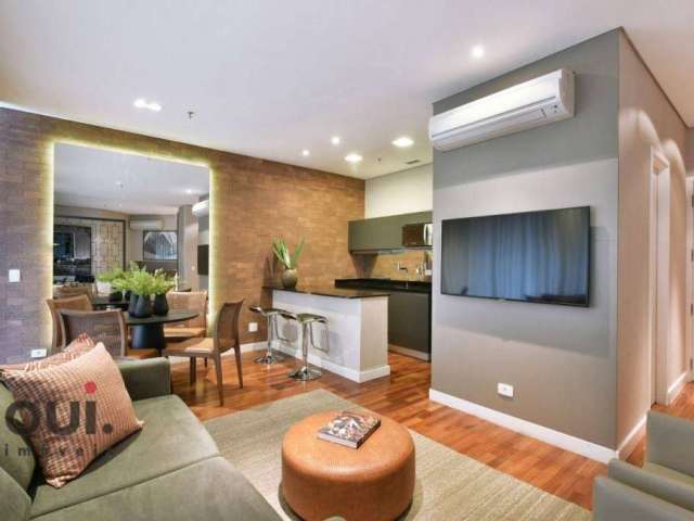 Apartamento com 1 dormitório para alugar, 65 m² por R$ 11.500,00/mês - Vila Olímpia - São Paulo/SP
