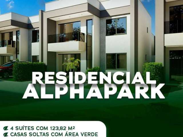 Residencial alphapark lindas casas de 4/4 ao lado do alphaville