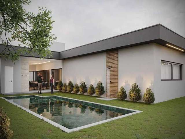 Linda casa de 3/4 com piscina no alphaville 3 abrantes