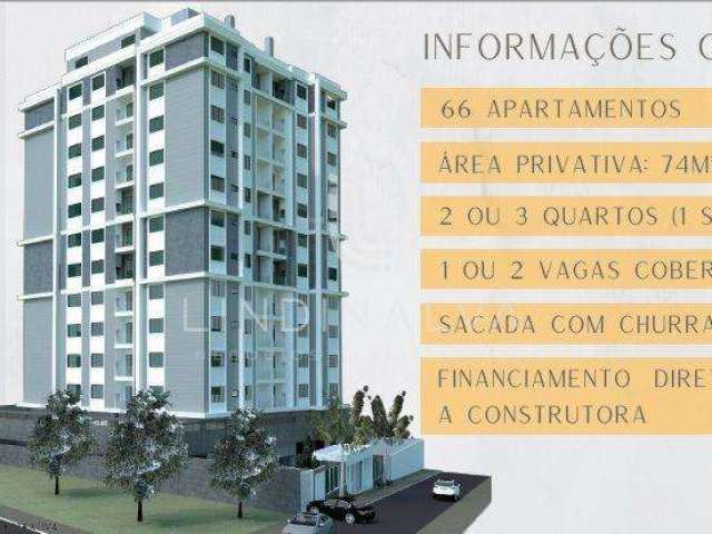 Apartamento no Ed. Cancun, com2 ou 3 quartos, sacada gourmet - entrega JUN 23