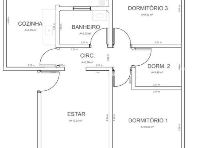 Apartamento em Condomínio Padrão para Venda no bairro do Limão, 3 dorm, 1 vagas, 70,00 m