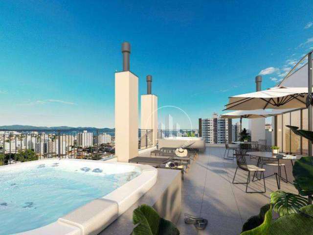 Apartamento com 1 dormitório à venda, 40 m² por R$ 330.900,00 - Barreiros - São José/SC