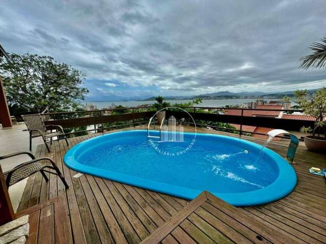 Casa com 4 dormitórios à venda, 376 m² por R$ 2.200.000,00 - Itaguaçu - Florianópolis/SC