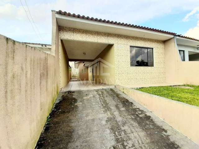 Casa com 2 quartos e amplo espaço de frente e preparação pra edícula, Itália, São José dos Pinhais,