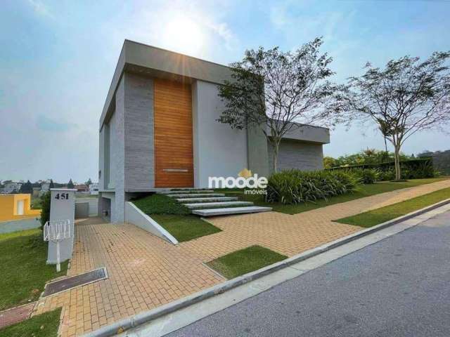 Casa à venda com 4 Quartos no Alphaville GV - 4 suítes. Moderna impecável, piscina, gourmet e vista!