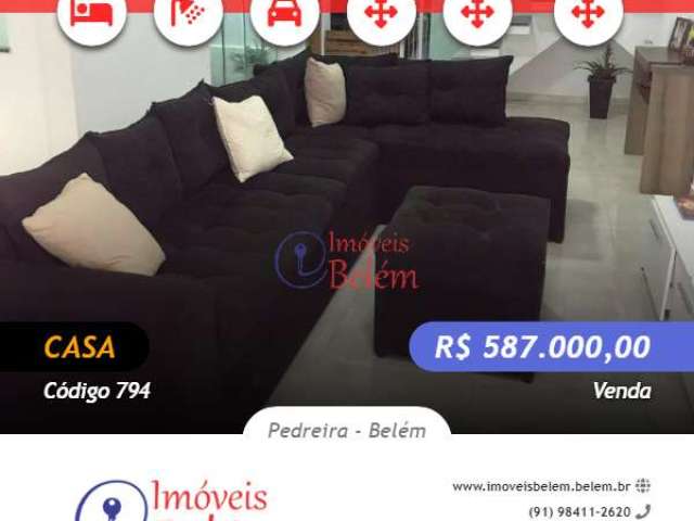 Imóveis Belem vende casa com 4 suites na Pedreira