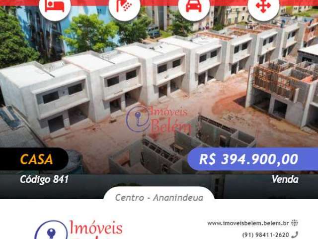 Casas duplex na planta com 2/4 sendo 1 suite master